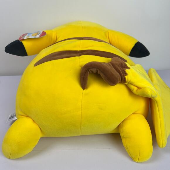 Pokemon 18” Sleeping Pikachu Soft Jumbo Large Plush Pillow Buddy NWT *READ* - Picture 11 of 16